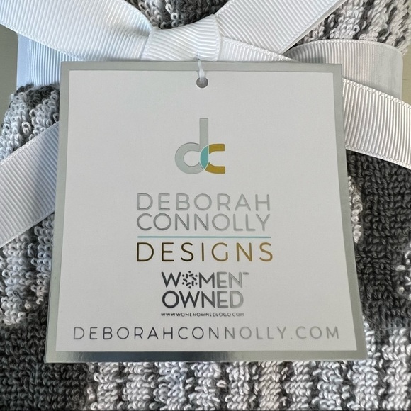 Set of 2 Deborah Connolly Designs Cat Silhouette Tip Towels - Picture 5 of 5